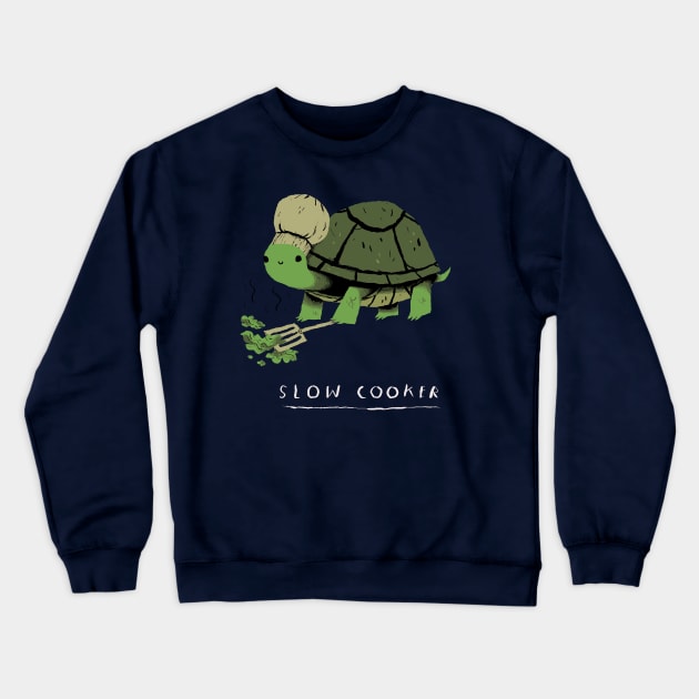 slow cooker turtle shirt Crewneck Sweatshirt by Louisros